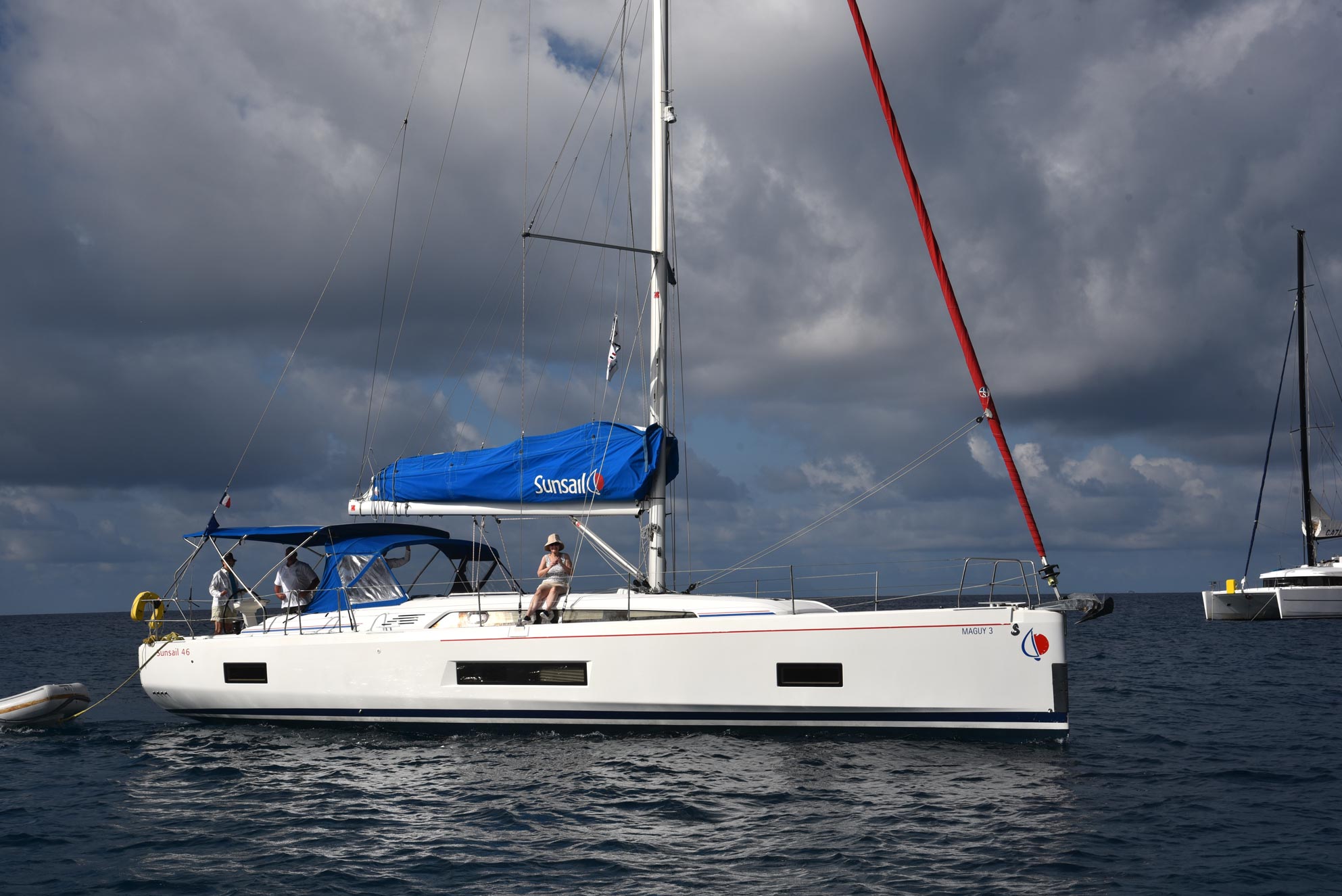 boat at anchor